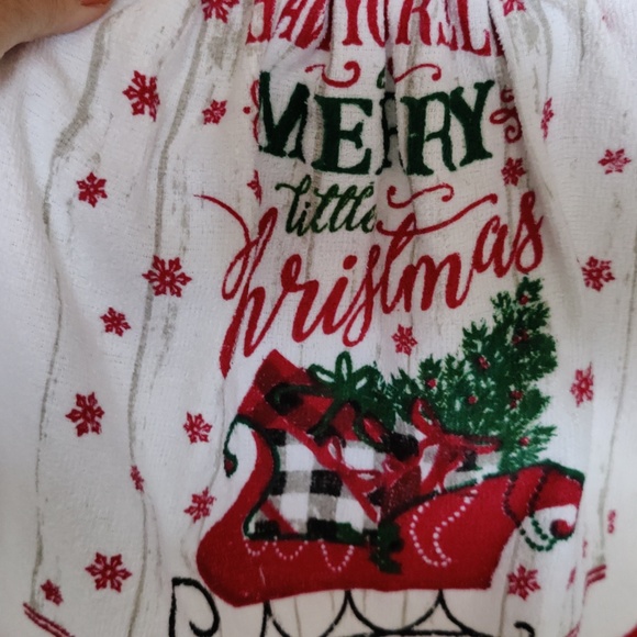 Handmade kitchen hanging towel - Picture 2 of 8